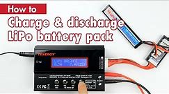 How to charge and discharge a LiPo battery pack with Tenergy's TB6B (with voice-over)