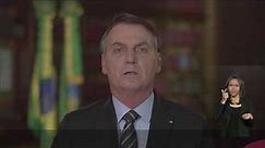 Pronunciamento oficial de final de ano do presidente Jair Bolsonaro