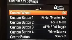 Sony A7 III – Setting Up Your Custom Function Buttons C1,C2,C3 Ect