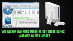 WII Backup Manager tutorial