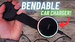 Bovemanx Magnetic Wireless Charging Car Mount Review! // Bendable Car Mount!
