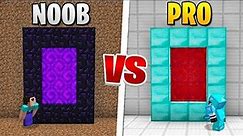 Minecraft - NOOB VS PRO (Secret Portal in Minecraft)