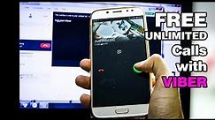 Free Unlimited Calls from Viber on Pc to Viber on Phone | Free Phone call App using Wifi