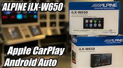 Alpine ILX-W650 unboxing and demo. Double DIN radio Apple CarPlay and Android Auto for under $300!