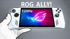 The ROG ALLY Unboxing - Future of Gaming Handhelds? (120Hz Experience)