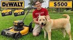 DeWalt Electric Lawnmower Overview and Setup!