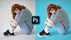 How to Change Background Color in Photoshop - 1 Minute Tutorial