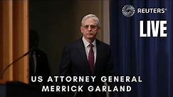 LIVE: US Attorney General Merrick Garland makes drug trafficking announcement
