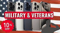 Apple's Military Discount! Save 10% on iPhone 15 and MORE!