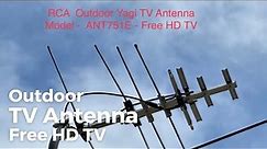 RCA Outdoor Yagi TV Antenna Model - ANT751E - Free HD TV