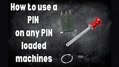 HOW TO USE A PIN ON THE ANY PIN LOADED MACHINE #fitness #gym
