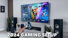 My 2024 Gaming Setup & Living Room Tour!