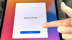 iPad 10.2” Set Up without Apple ID or passwords | iPad 9th gen Set Up Manual