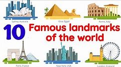 landmarks of the world | Famous landmarks |famous landmarks in the world |Top 10 landmarks for kids