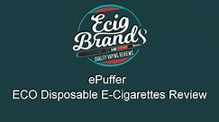 ePuffer: Eco Disposable E-Cigarette Review