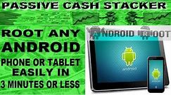 ROOT ANY ANDROID DEVICE EASILY - 3 MINUTE ROOT OF CELLPHONE OR TABLET NO COMPUTER REQUIRED
