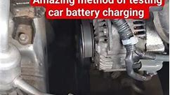 Amazing method of testing car battery charging