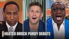 FLABBERGASTED! 🗣️ Shannon Sharpe & Dan Orlovsky GO AT IT over Brock Purdy 📢 | First Take