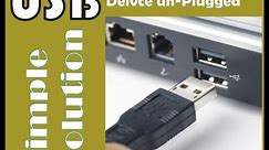USB device not recognized || USB device un-Plugged || Device not Recognized