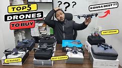 DRONES Top 5 To Buy Right Now in India | E88 Pro, 998 Pro, H16, H63, Garuda Drone & More | PART-1
