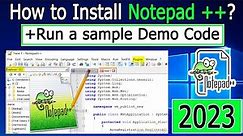 How to install Notepad++ on Windows 10/11 | 2023 Update