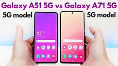 Samsung Galaxy A51 5G vs Samsung Galaxy A71 5G - What's Different?