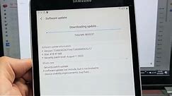 Galaxy TAB A: How to Software Update to Latest Android Version