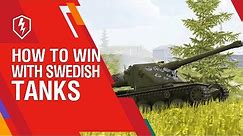 WoT Blitz. Swedish tank tactics