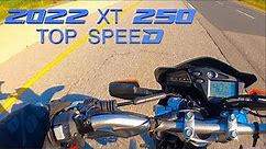 2022 Yamaha XT 250 TOP SPEED