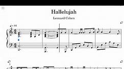 Leonard Cohen - Hallelujah Sheet Music