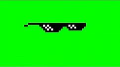 swag glasses Green screen