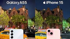 Samsung Galaxy A55 VS iPhone 15 Camera Test Comparison