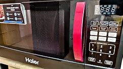 Haier microwave oven 45 litres review- How to use Haier microwave oven HMN-45110EGB