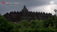 Indonesia: Tourists visit Borobudur and Prambanan temples in Yogyakarta