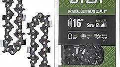 8TEN Full Chisel Chainsaw Chain 16 Inch .050 3/8 LP 57 DL For Echo CS-370 CS-400 CS-352 Craftsman CMXGSAMY426S