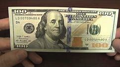 New US $100 Bill Design and Security Features