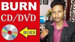 Burn a CD/DVD in Windows 10 ,8,7 Without Software - Burning Program 2019