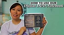 How To Use Our Digital D&D Notebooks | Cantrips Media
