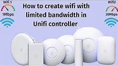 How to setup bandwidth limit| Unifi bandwidth controller #ubiquiti #wifi #wireless