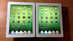 iPad 3 vs iPad 4 Spec Comparison (3rd Gen iPad vs 4th Gen iPad)