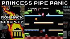 Princess Pipe Panic • Gameplay (Mario Bros. ROM Hack)