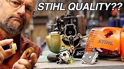 Is Stihl Quality Slipping? 4-mix Engine Repair, Stihl KM 90R.
