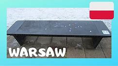 WARSAW: Musical 'Chopin' bench at Łazienki Park (Poland) #travel #warsaw