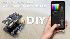 Create your own WiFi RGB led controller || ESP8266 & WS2812