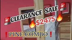 ❗SALE❗SALE ❗SALE ❗ ⚡PINE CLEARANCE SALE ⚡ 💥CHEIFAROBE WARDROBE AND 5 DRAW CHEST OF DRAW 💥 PRICE 💲2475 ONLY AT THE # 1 STORE IN TRINIDAD Samie's Furniture & Appliance 💯 DONT MISS OUT❗❗❗ 🏃‍♂️COME ON DOWN🏃‍♂️ 💯MANY OPTIONS TO SUIT YOUR BUDGET ☎️CALL OR WHATSAPP NOW 📞4687627 💵CASH ON DELIVERY AVAILABLE 🚛 ❗A WIDE RANGE OF PAYMENT OPTIONS ARE AVAILABLE FOR YOUR CONVENIENCE ❗ 💲WIPAY 💳VISA CARD 💳DEBIT CARD 💳LINKS 💵CASH 🎯CHECK US OUT AT UNIT 52 LALL'S SHOPPING MALL DEBE | Samie's Furnitur