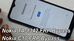 Nokia TA 1342 FRP Bypass Nokia C10 FRP Bypass New!!