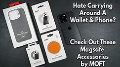 iPhone 14 pro max Moft Case & Snap Accessories - Great for Minimal Carry