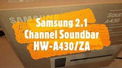 Samsung HW-A430 2.1 Channel Soundbar with Wireless Subwoofer