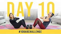 Day 10: 100 Sit Ups! | 100 Ab Challenge w/ Rosanna Pansino