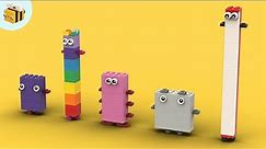 LEGO Numberblocks: How to build 6, 7, 8, 9, and 10 (super easy!)